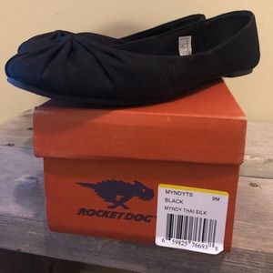 Rocket Dog Black Flats - Size 9